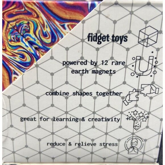 Magnetic Magic Puzzle Cube Fidget Cube Shapeshifting - Make 72 Different Shapes - Picture 5 of 7